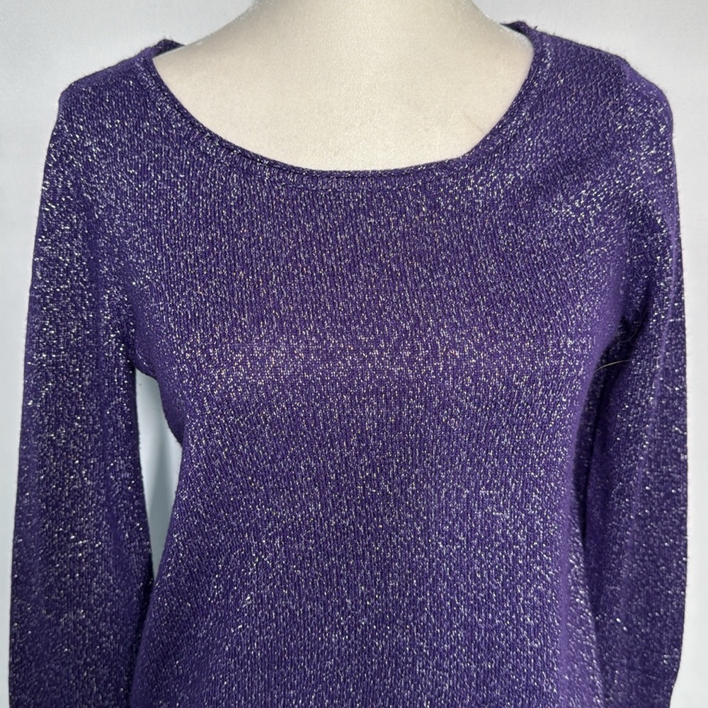 ❤️3/$30 Apt 9 Purple Sparkle Sweater